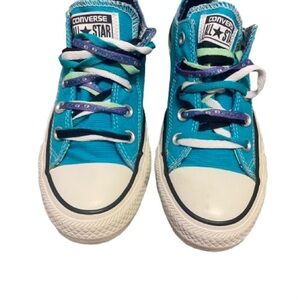 Converse Blue and White Sneakers Classic Canvas Design